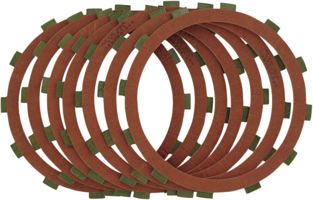 Alto Products Eagle Organic Clutch Friction Plate Set For Harley Davidson XLH 1100 1986-1987 - Red