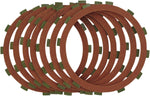 Alto Products Eagle Organic Clutch Friction Plate Set For Harley Davidson XLH 1100 1986-1987 - Red