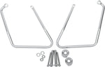 Drag Specialties Saddlebag Support Brackets For Harley Davidson XL 1200 C 2004-2015 - Chrome
