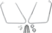 Drag Specialties Saddlebag Support Brackets For Harley Davidson XL 1200 C 2004-2015 - Chrome