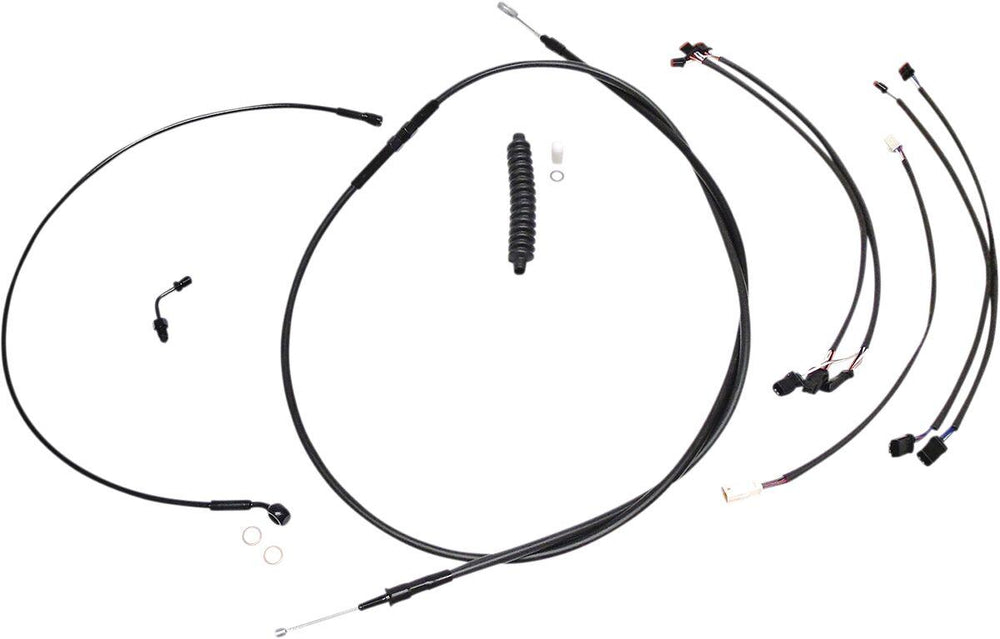 Magnum Shielding XR Handlebar Cable Install Kit For Harley Davidson FLDE 1750 2018-2020 30.5 - 35.5cm (12" - 14") - Black