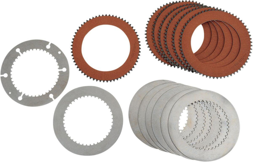 Alto Products Clutch Plate Kit For Rivera Brute Belt Drives For Harley Davidson FLHR 1340 1995-1997 - Red
