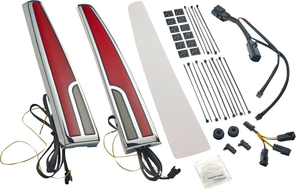 Ciro Calade Tail Lights For Harley Davidson FLHTCUTG 1690 2014-2016 Red