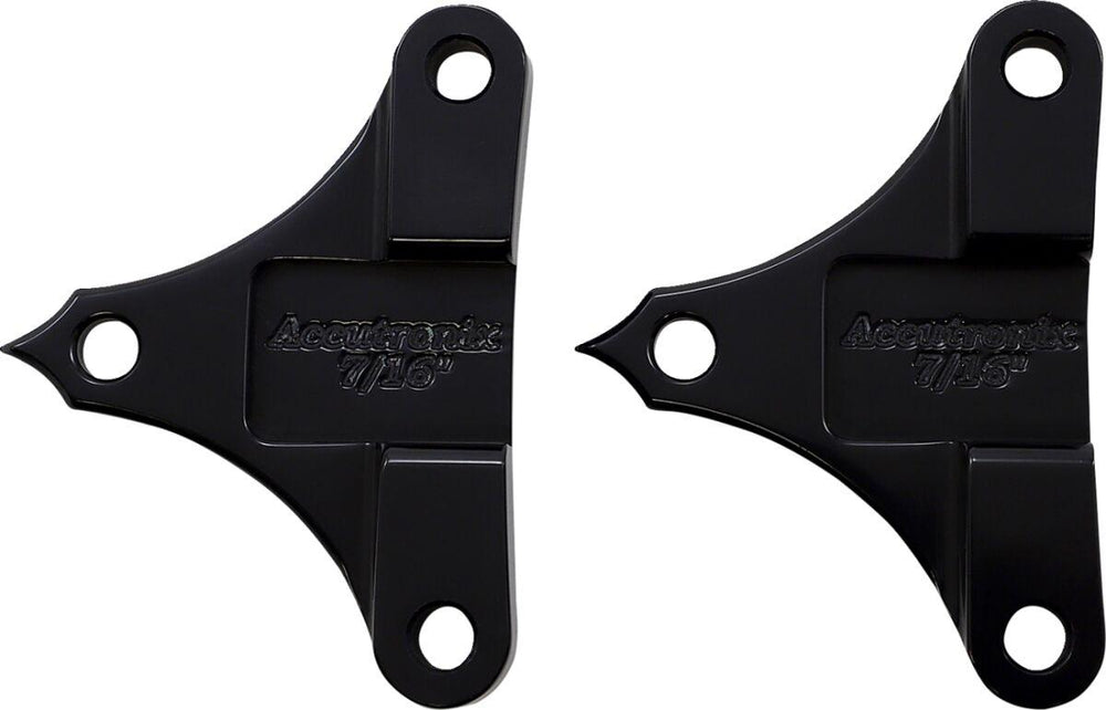 Accutronix Custom Fender Spacers For Harley Davidson FLHR 1690 Front 7 16" Tribal - Black