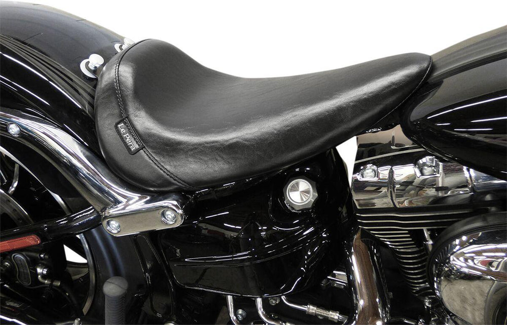 LE Pera Bare Bones Solo Seat For Harley Davidson FXSB 1690 2013 Smooth - Black