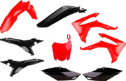 Polisport Plastics Kit For Honda CRF250R 2014-2017 - Black/Red