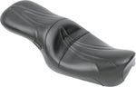 LE Pera Sorrento 2 Up Seat For Harley Davidson XL1200C 1996-2003 Stitched - Black