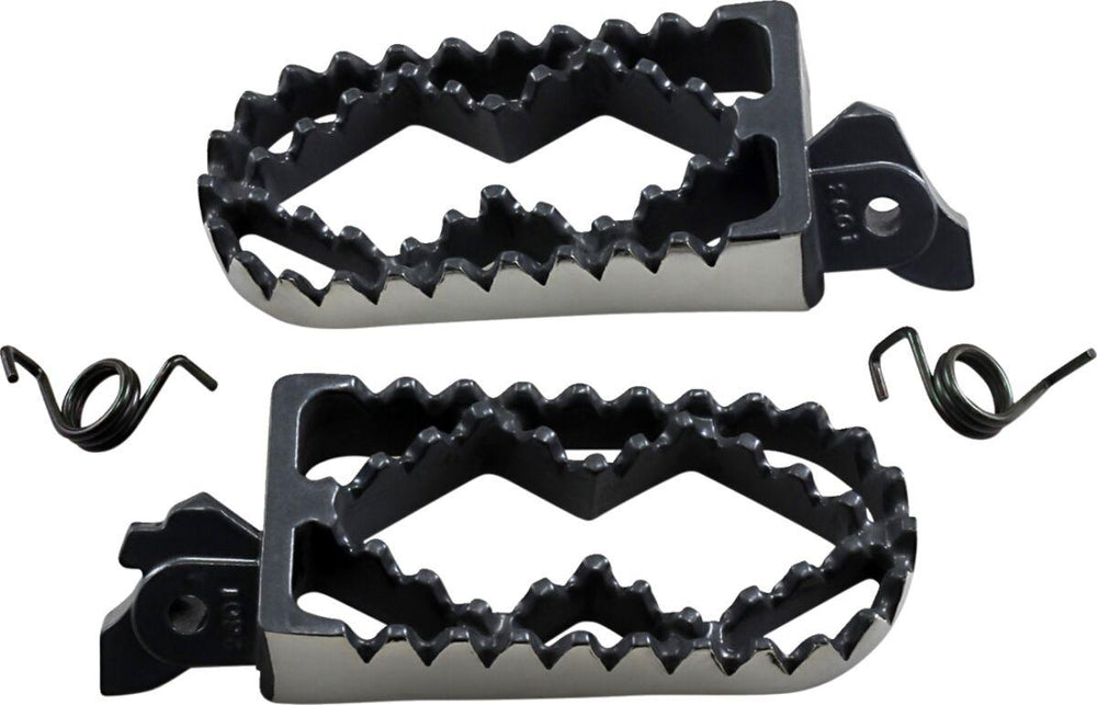 IMS Adventure Series Footpegs For BMW F 650 GS 2005-2012 - Black Silver
