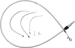 Magnum Shielding Sterling Chromite II Quick Connect Clutch Cable For Harley Davidson FLDE 1750 2018-2020 137 cm (54") - Chrome