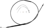 Magnum Shielding Polished KarbonFibr Clutch Cable For Harley Davidson FLD 1690 2012-2013 200 cm (78-11 16") - Carbon Fiber Silver