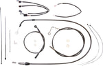 Magnum Shielding  Pearl Designer Handlebar Cable Install Kit For Harley Davidson FLH 1868 2021 30.5 - 35.5cm (12" - 14") - Black