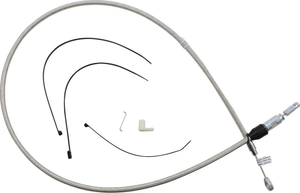 Magnum Shielding Quick Connect Clutch Cable For Harley Davidson FLDE 1750 2018-2020 127 cm (50") - Silver