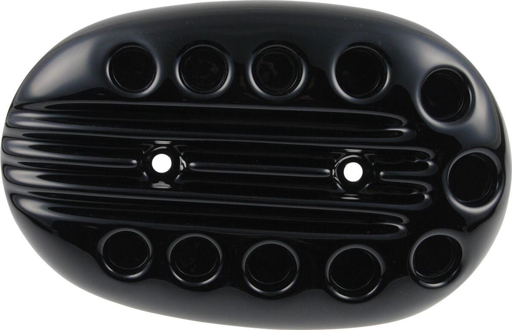 Cult Werk Slotted Air Filter Cover For Harley Davidson XL1200C 2004-2015 - Black