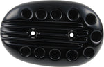 Cult Werk Slotted Air Filter Cover For Harley Davidson XL1200C 2004-2015 - Black