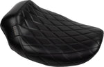 LE Pera Bare Bones Solo Seat For Harley Davidson FLHX 1750 ABS 2023 Diamond Stitch - Black