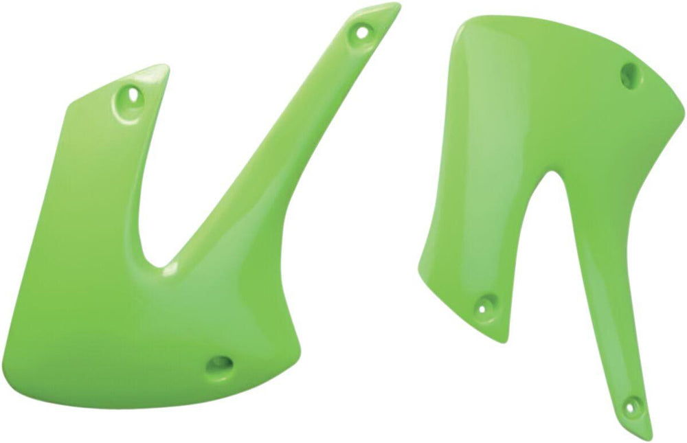 UFO Radiator Scoops For Kawasaki KX 85 2001-2006 - KX Green