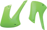 UFO Radiator Scoops For Kawasaki KX 85 2001-2006 - KX Green