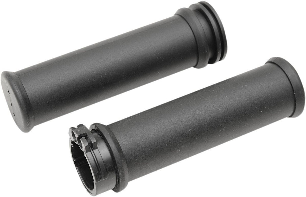 Drag Specialties Replacement OEM-Style Rubber Grips For Harley Davidson FLD 1690 2012-2013 - Black