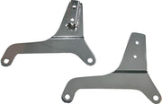 Drag Specialties Sissy Bar Side Plates For Harley Davidson FLSB 1750 2018-2024 - Chrome