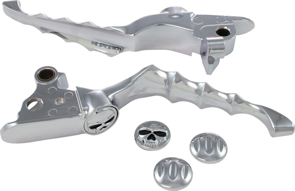 Kuryakyn Zombie Levers Set For Harley Davidson FLHR 1584 2008 - Chrome