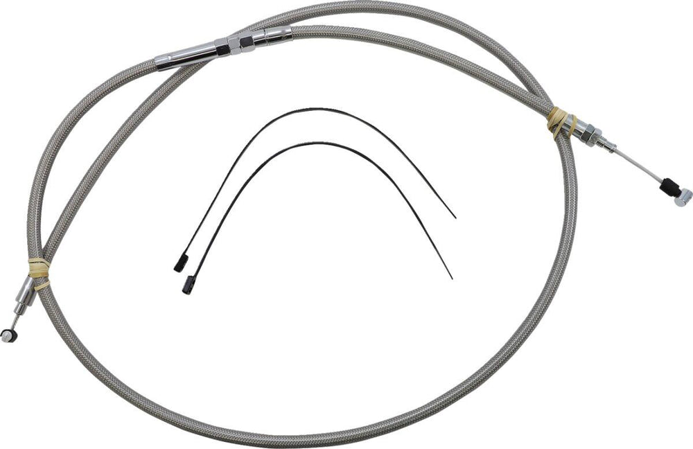 Magnum Shielding XR Clutch Cable For Indian Scout 60 2016-2022 170 cm (66-7 8") - Chrome Silver