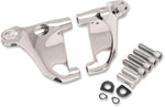 Drag Specialties Passenger Footpegs Mount Kit For Harley Davidson XL 1200 C 2004-2013 - Chrome