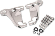Drag Specialties Passenger Footpegs Mount Kit For Harley Davidson XL 1200 C 2004-2013 - Chrome