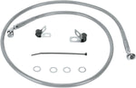 Drag Specialties Stainless Steel Brake Hose Kit For Harley Davidson XL 1200 C 2004-2013 Front