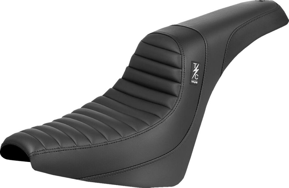 Saddlemen Thrashin Pro Series Tuck-n-Roll Seat For Harley Davidson FXBB 1750 ABS 2018-2020 - Black