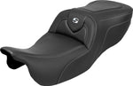Saddlemen RoadSofa Seat For Harley Davidson FLRT 1690 2015-2016 Carbon Fiber - Black