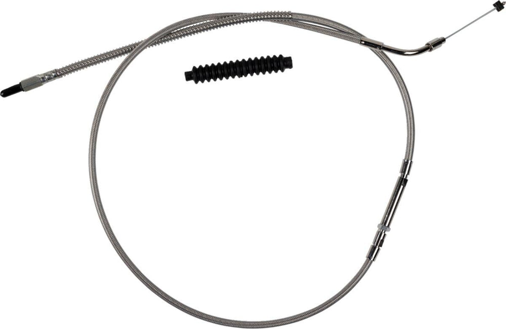 Barnett Stainless Steel Clutch Cable For Harley Davidson FLHXSE 1977 2023-2024 Standard - Silver