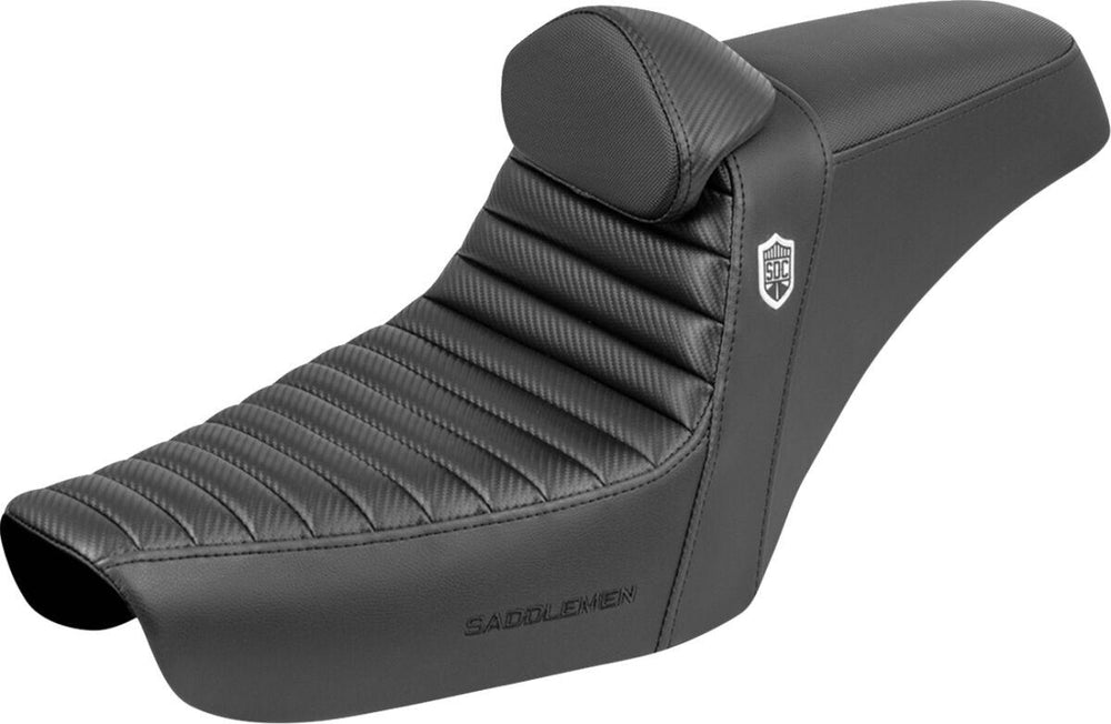 Saddlemen Gripper Step Up Seats For Harley Davidson FXD 1340 1996-1998 - Black