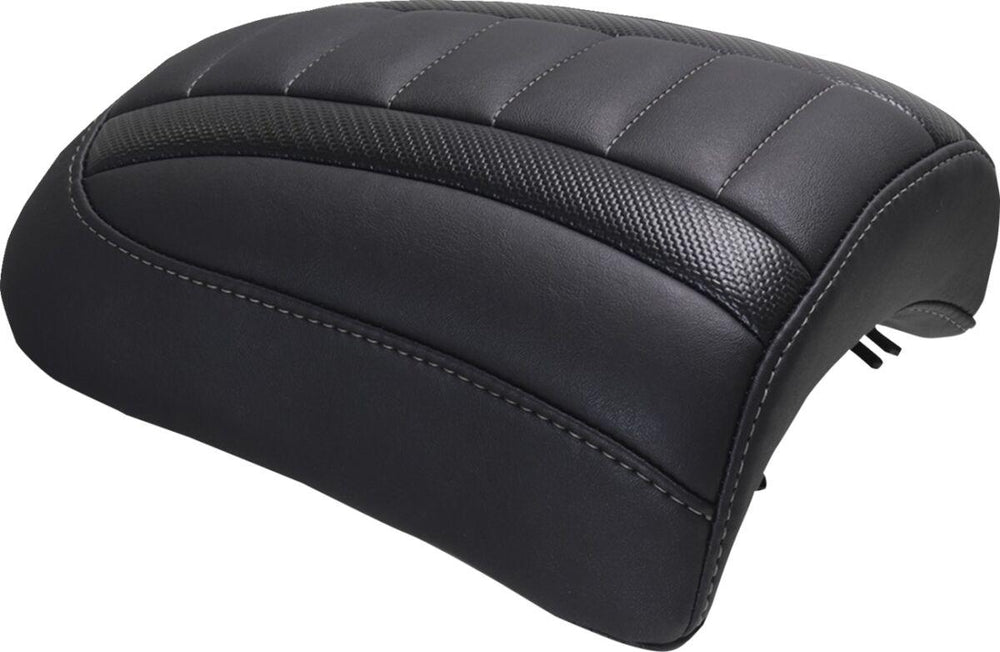 Mustang Padded Passenger Seat Cowl For Harley Davidson FLHX 1923 2024-2026 - Black/Grey