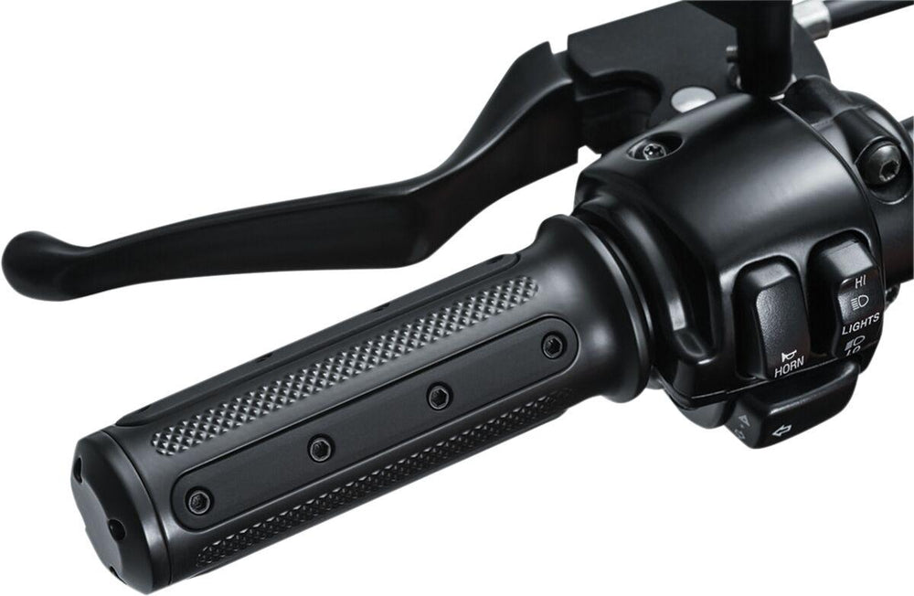 Kuryakyn Heavy Industries Grips For Harley Davidson FLD 1690 2012-2013 - Black
