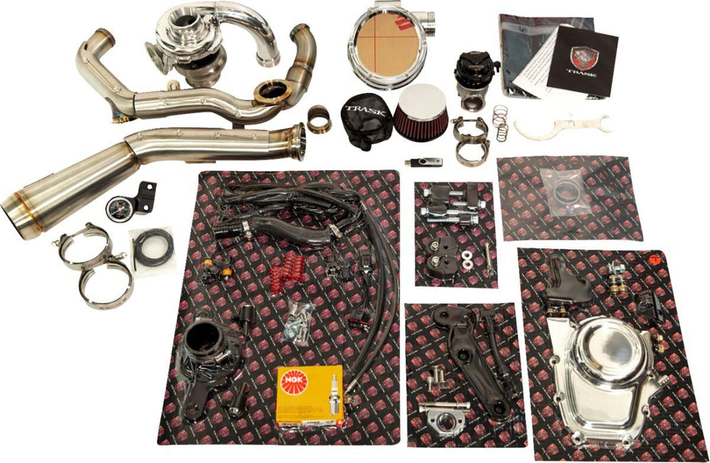 Trask Tornado Turbo Performance Kit For Harley Davidson FLDE 1750 2018-2020 - Polished