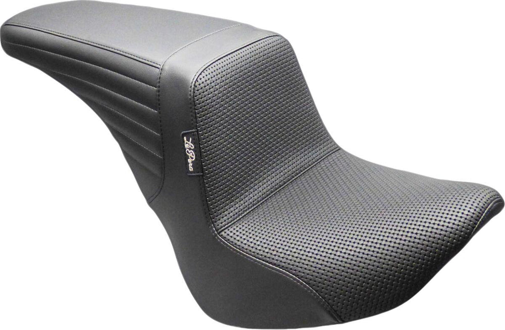 LE Pera Kickflip Upfront Seat For Harley Davidson FLSL 1750 ABS 2018-2021 Basketweave - Black