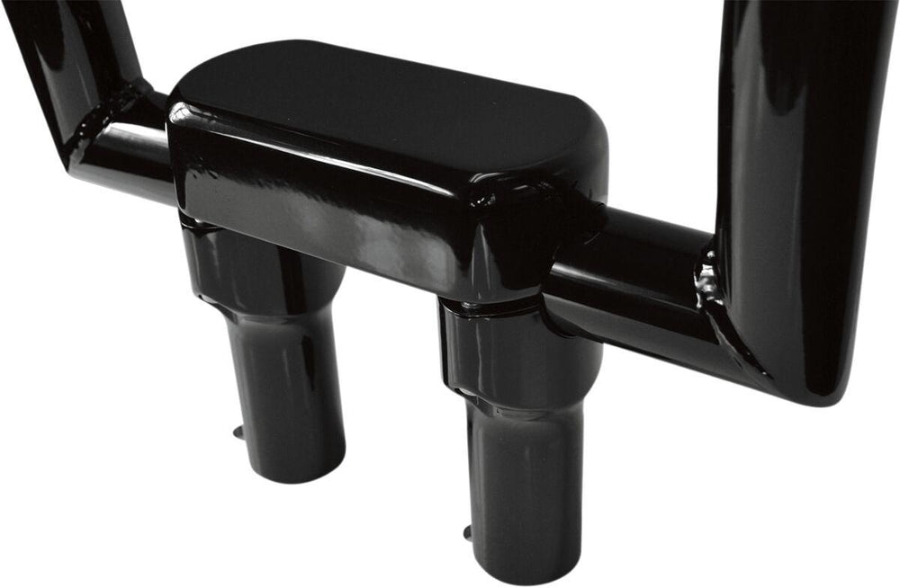 LA Choppers Hefty Handlebar Riser & Top Clamp Kit For Harley Davidson FLD 1690 ABS 2015-2016 10 cm (4") - Black