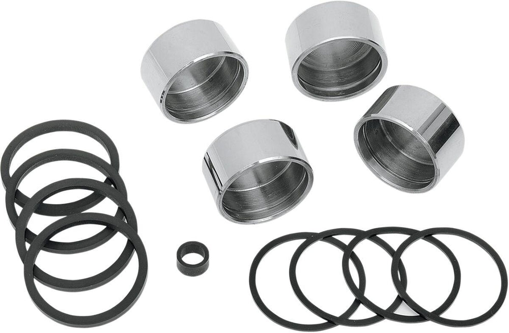Drag Specialties Caliper Rebuild Kit For Harley Davidson FLD 1690 2012-2013 Front - Black
