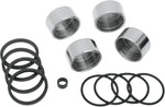 Drag Specialties Caliper Rebuild Kit For Harley Davidson FLD 1690 2012-2013 Front - Black