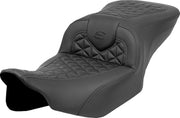 Saddlemen RoadSofa Tri Gripper Seat For Harley Davidson FLHX 1923 2024-2026 - Black