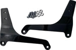 Drag Specialties Sissy Bar Side Plates For Harley Davidson FLFB 1750 2018-2020 - Black