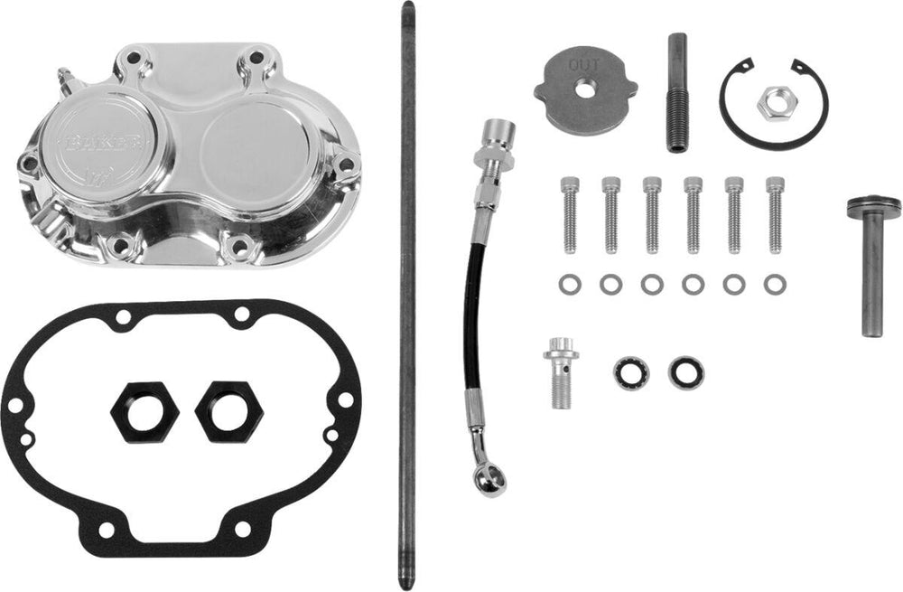 Baker Drivetrain Function-Formed Transmission Side Cover Assembly For Harley Davidson FLD 1690 2012-2013 - Polished
