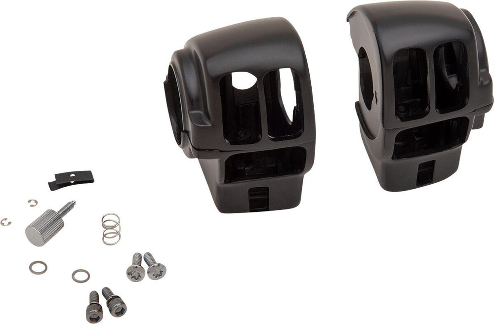 Drag Specialties Handlebar Switch Housing Kit For Harley Davidson FLHT 1584 2008 - Black