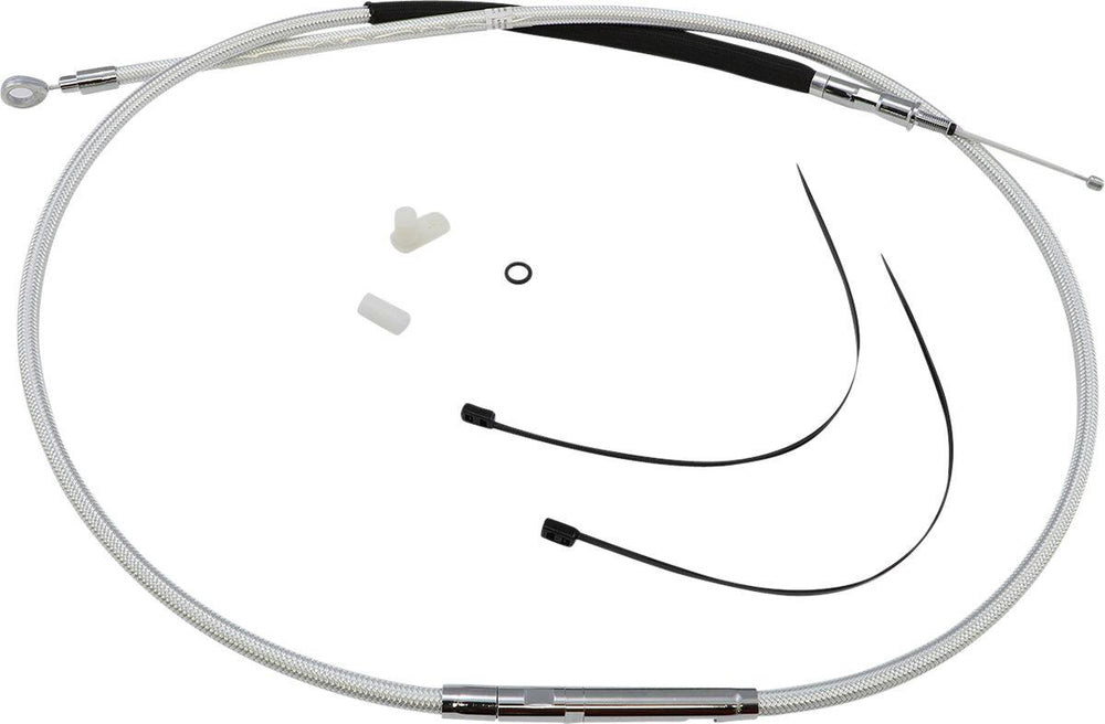 Magnum Shielding Sterling Chromite II Clutch Cable For Harley Davidson FLD 1690 2012-2013 189.5 cm (74-11 16") - Chrome
