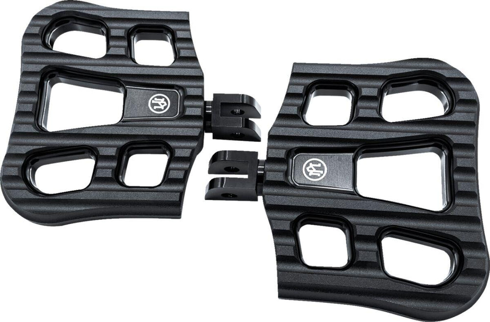 Performance Machine Drifter Floorboards For Harley Davidson FLSB 1750 2018-2024 Front - Black