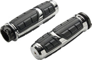Ciro Chicane Grips For Harley Davidson FLHLT 1923 ABS 2026 - Silver