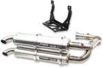 Trinity Racing Stage 5 Dual Exhaust System For Can Am Maverick Turbo 900 EFI 4X4 2017-2018 - Brushed