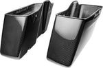 Slyfox Saddlebag Bottoms For Harley Davidson FLHR 1690 ABS 2014-2016 - Black/Gloss