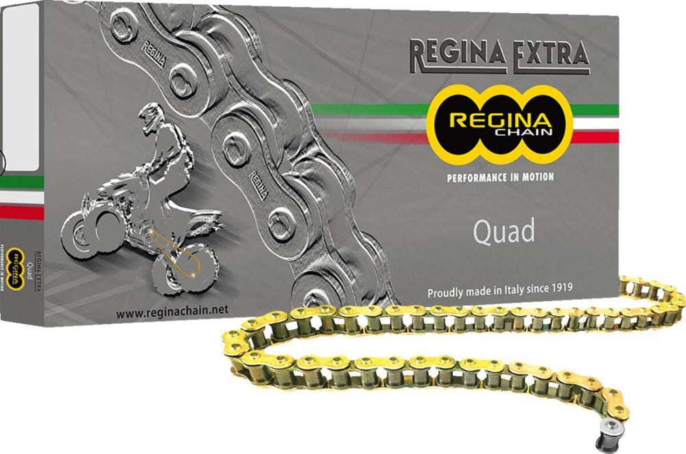 Regina 520 Quad Series Chain  104 Links - Gold