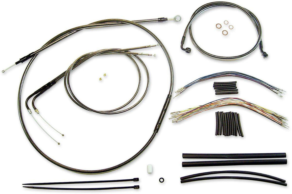 Magnum Shielding  Pearl Upper Handlebar Installation Kit For Harley Davidson FLHTCU 1690 2016 30.5 - 35.5cm (12" - 14") - Black